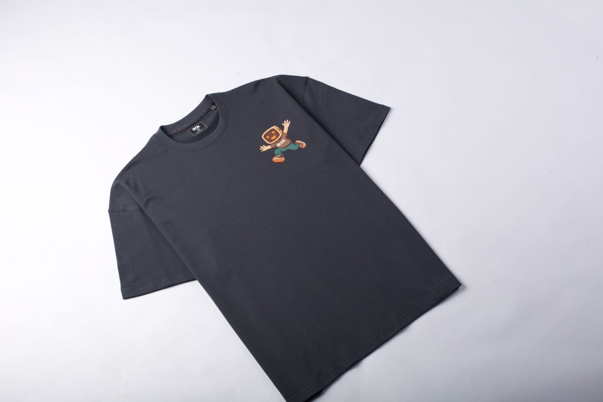 Motion Oversized T-Shirt Charcoal